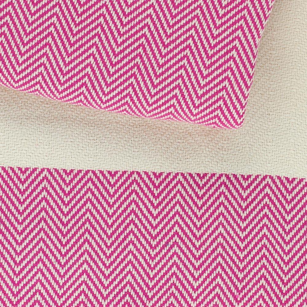 Hamamtuch Charles pink / fuchsia - handgewebt - Hamamista
