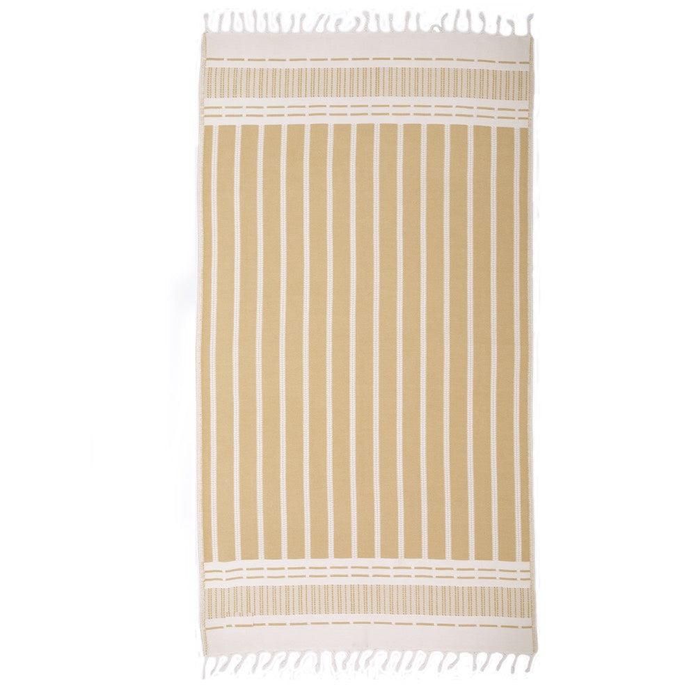 Hamamtuch Bio Arya gelb 100 % Bio-Baumwolle
