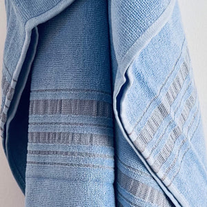 Hamamtuch Frottee / Hamamtuch Bio hellblau