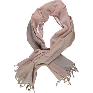 Hamamtuch beige/grau/rosé – extradünn 150 Gramm