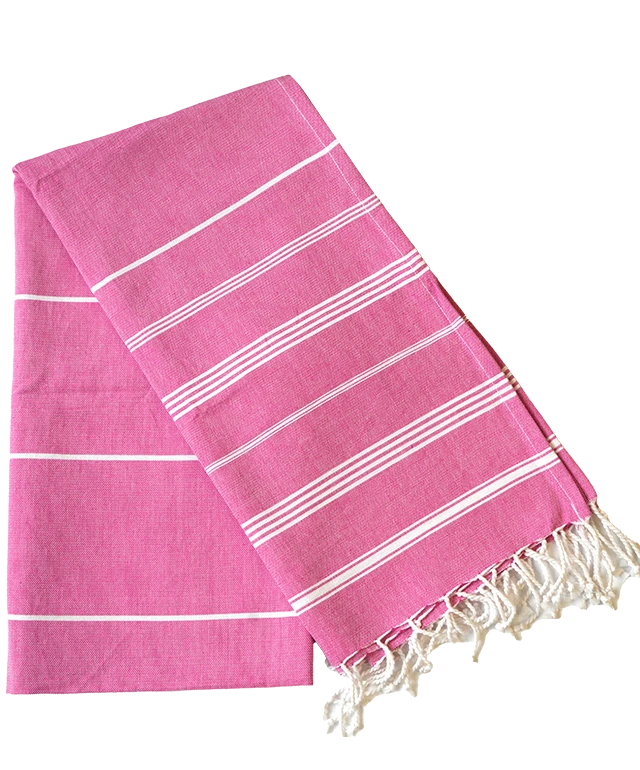 Hamamtuch Bio-Baumwolle "Fouta Hammam" pink