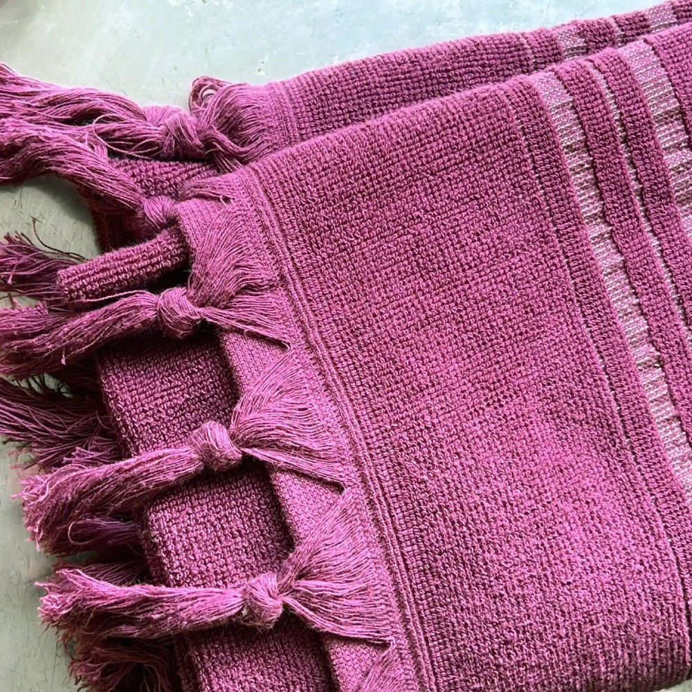 Hamamtuch Frottee / Hamamtuch Bio violett