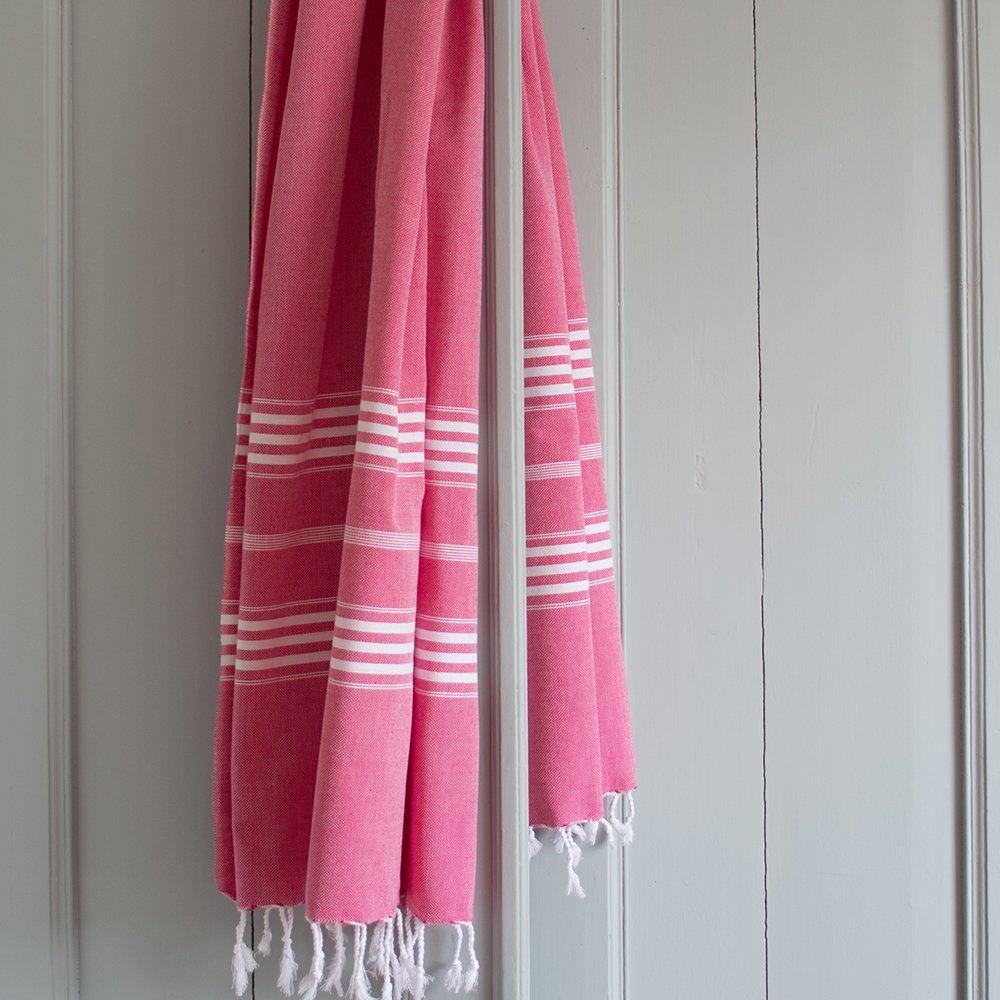 Hamamtuch extralang - fuchsia - Hamamista