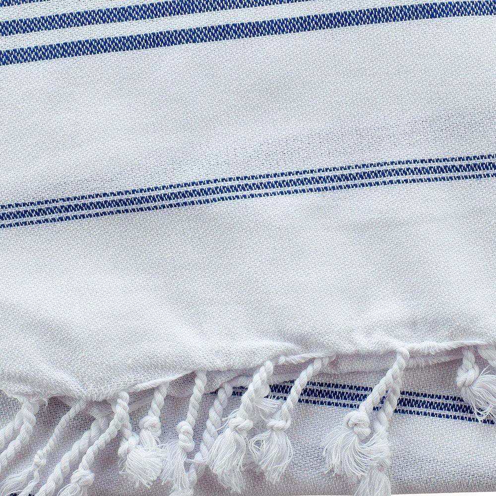 Peskir Ellen weiß - handgewebt / Hamamtuch XS