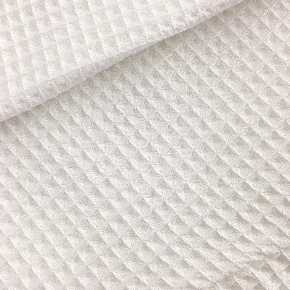 Bademantel Waffelpiqué - blau - Hamamista
