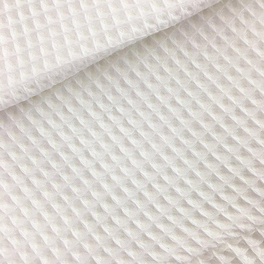 Bademantel Waffelpiqué - blau - Hamamista