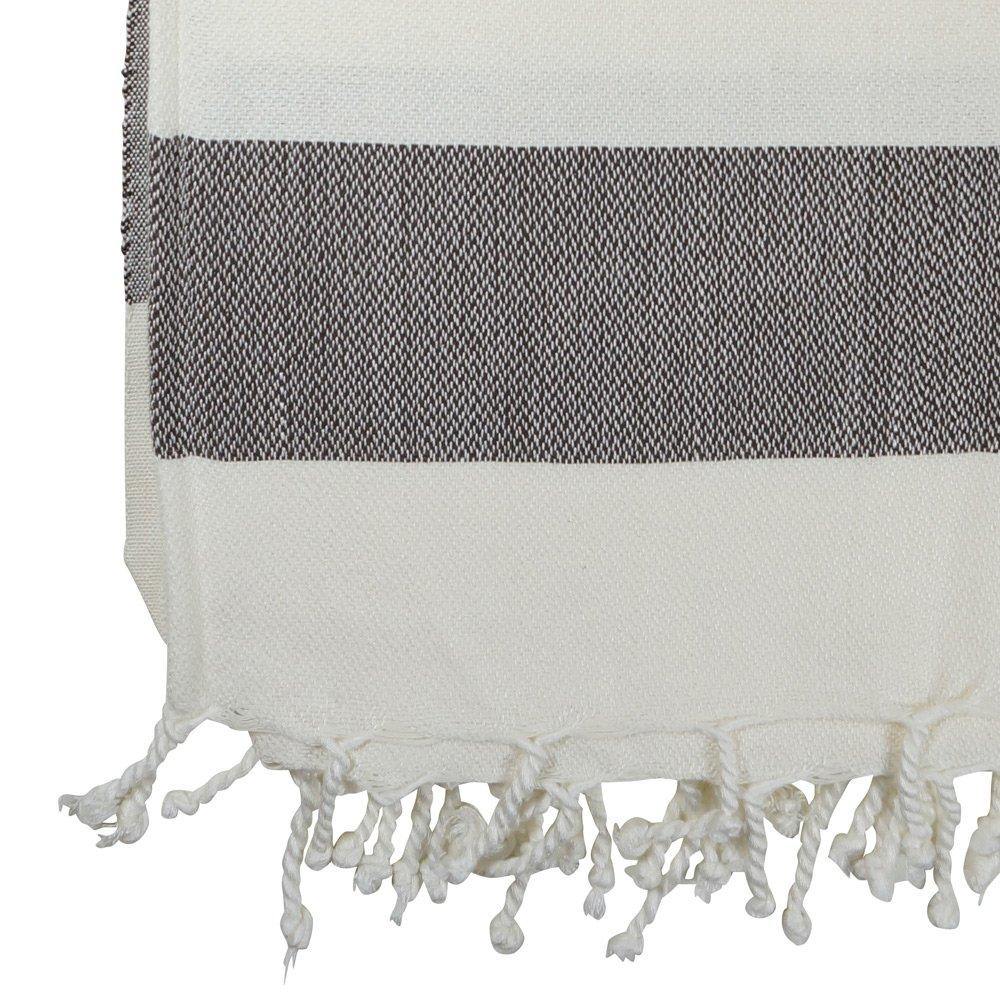 Hamamtuch Juliet braun - handgewebt - SALE - Hamamista