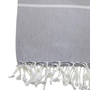 Hamam Towel XXL Ellen handwoven - grey