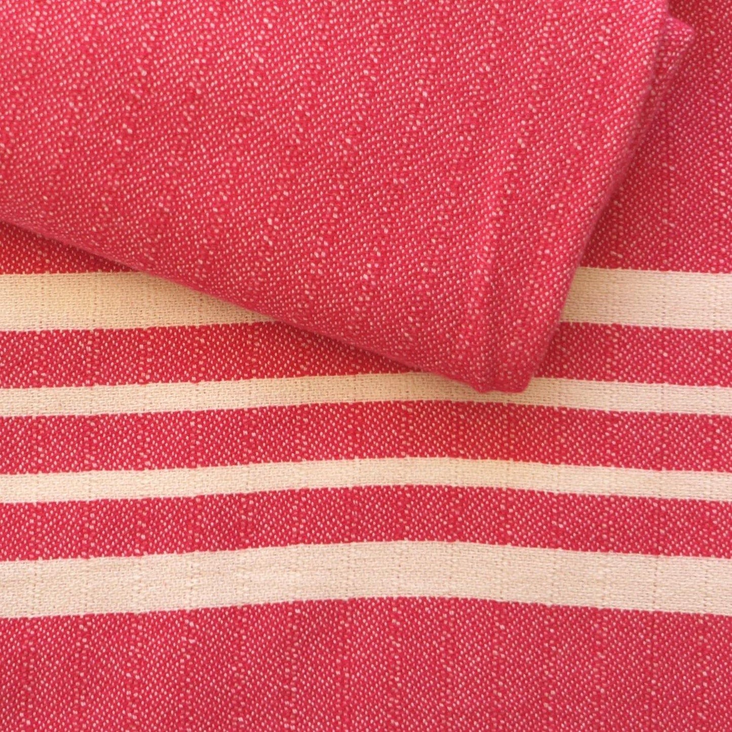 Hamamtuch Leyla handgewebt und vorgewaschen - fuchsia - Hamamista