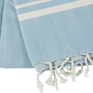 Peskir Leyla ice blue - handwoven and pre-washed / Hamam cloth XS - Hamamista