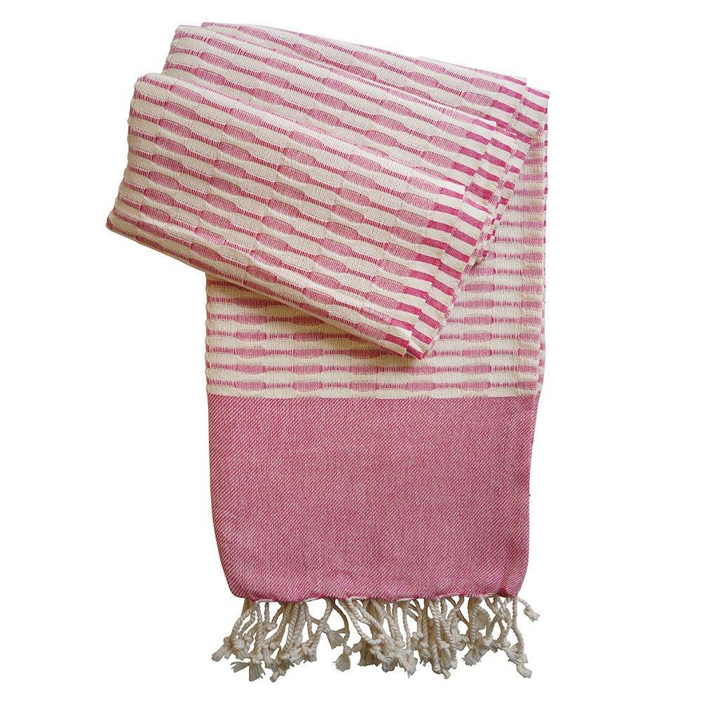 Hamamtuch Claude handgewebt - pink - Hamamista