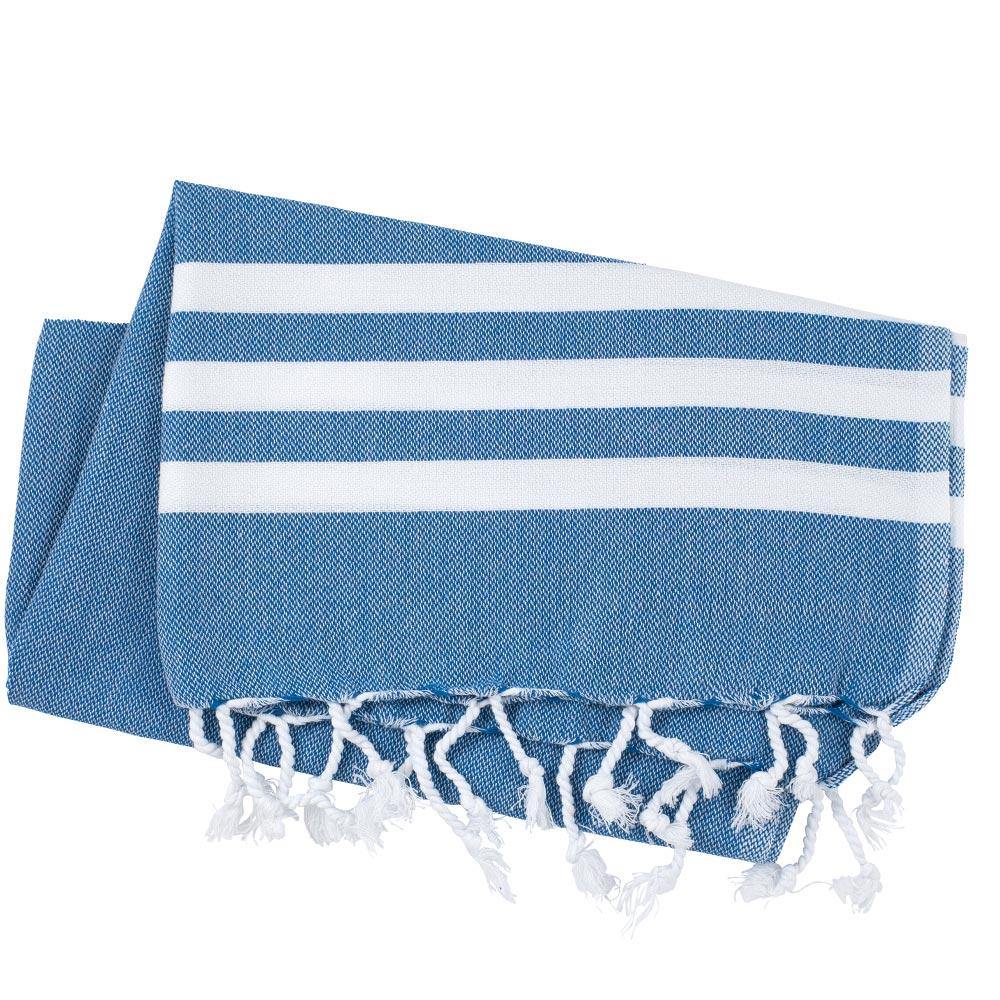 Peskir Mavi blau - handgewebt / Hamamtuch XS - Hamamista