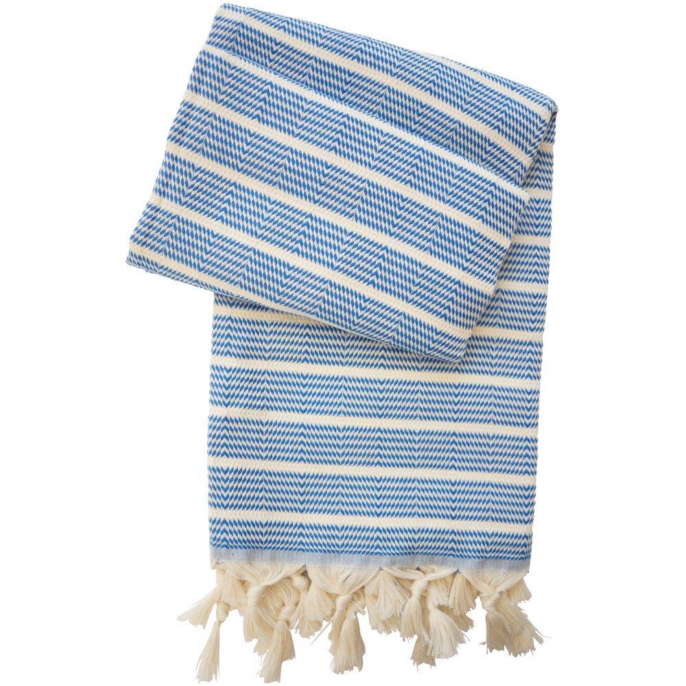 Hamamtuch Ada blau-weiß - Hamamista