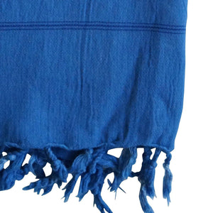 Hamamtuch Sara uni blau - Hamamista