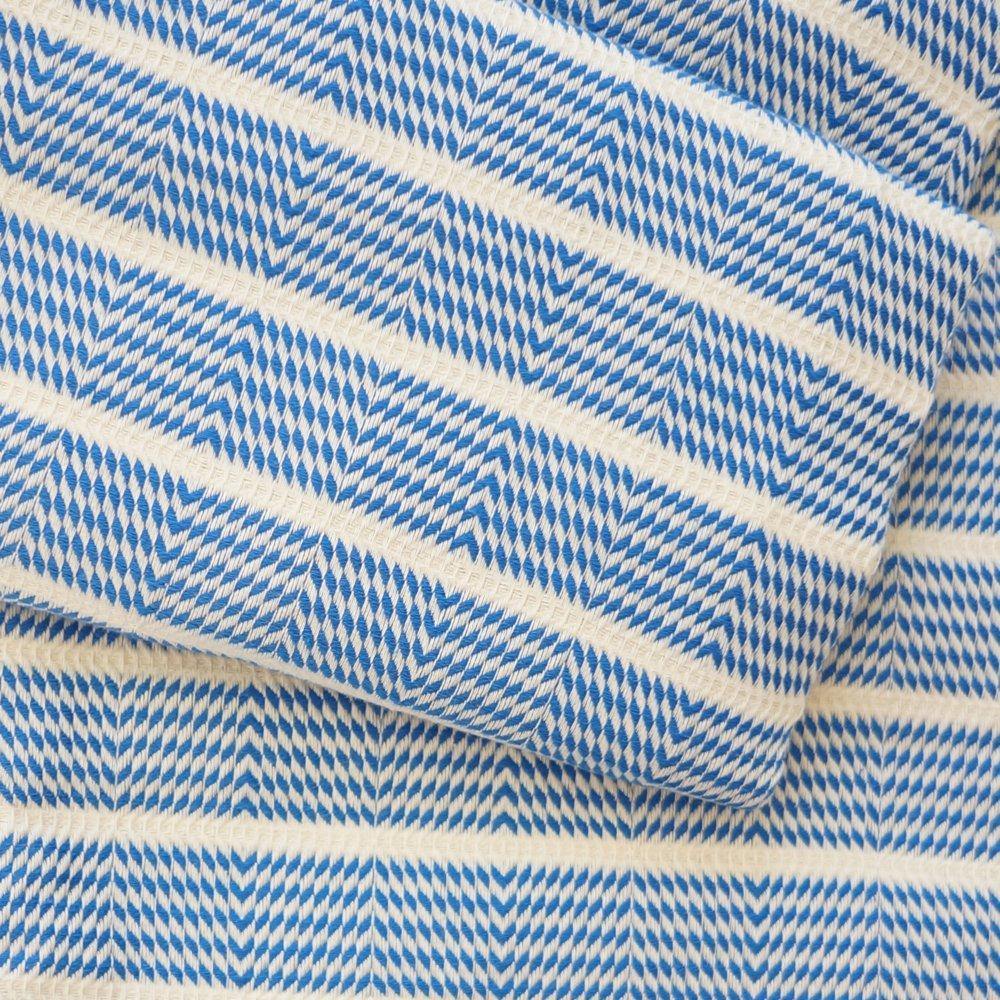 Hamamtuch Ada blau-weiß - Hamamista