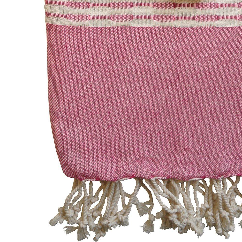 Hamamtuch Claude handgewebt - pink - Hamamista