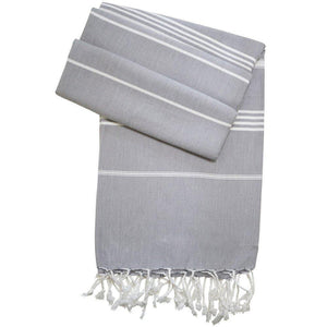 Hamam Towel XXL Ellen handwoven - grey