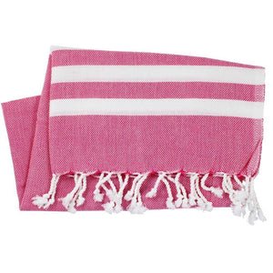 Peskir Mavi fuchsia - handwoven - / Hamam cloth XS - Hamamista