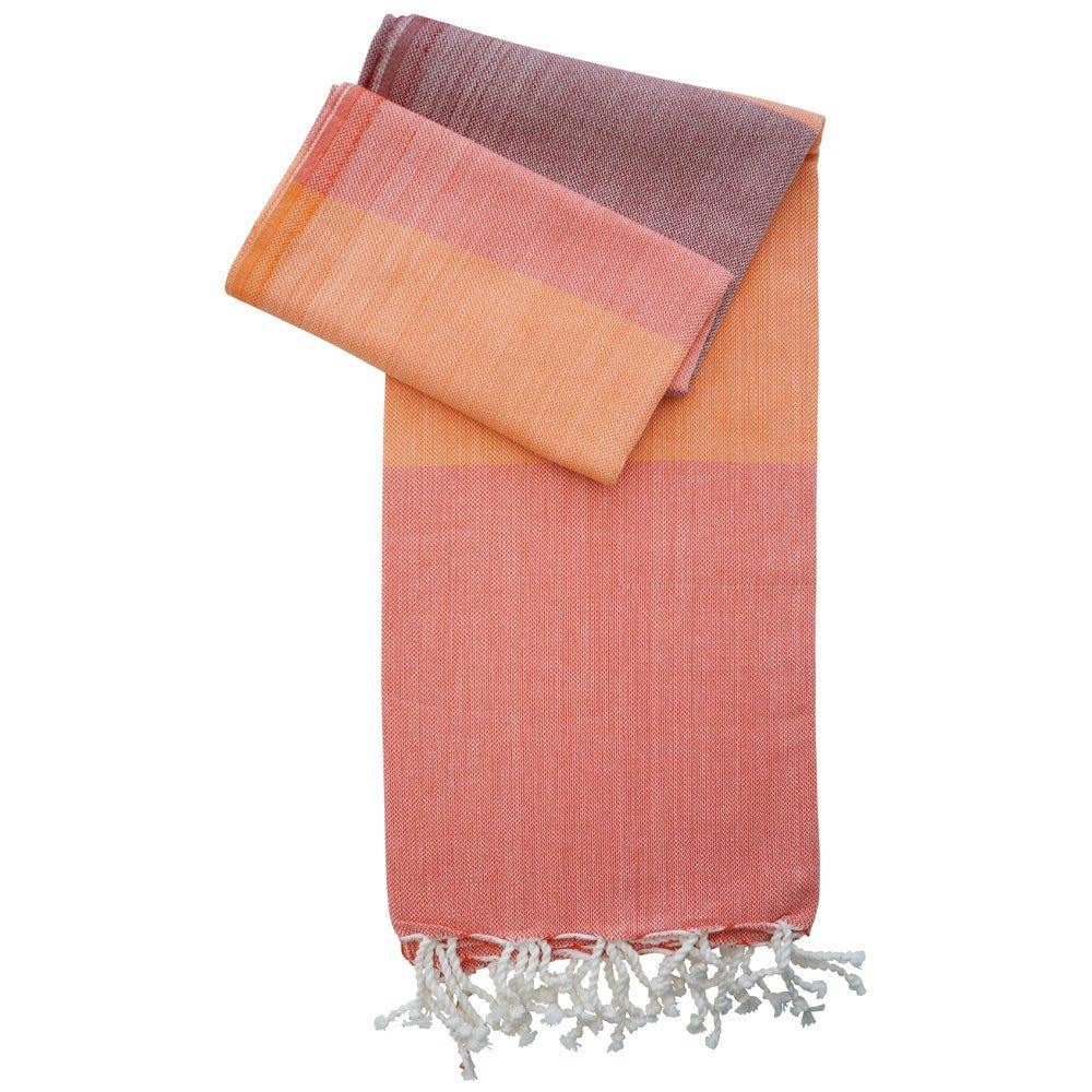 Hamamtuch James rot - handgewebt - SALE - Hamamista