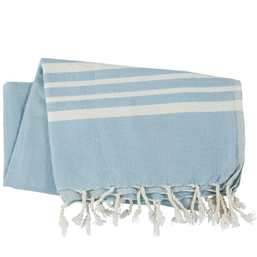 Peskir Leyla ice blue - handwoven and pre-washed / Hamam cloth XS - Hamamista