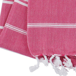 Peskir Ellen fuchsia - handwoven / hammam towel XS