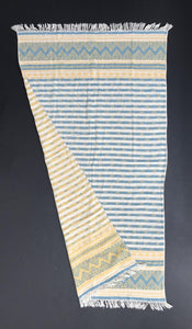 Hamamtuch Jackie Fes gelb-blau