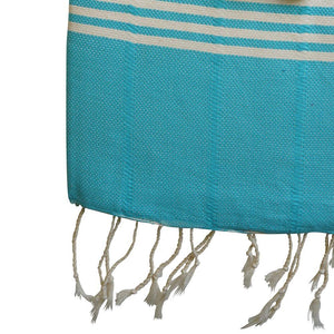 Hamam Towel Bella hand-woven and pre-washed - turquoise