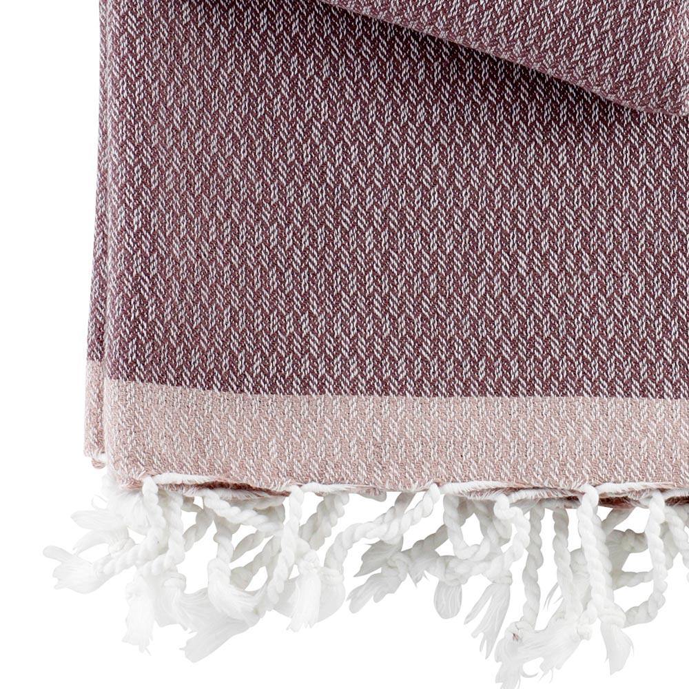 Hamamtuch Enis mauve von Hamamista