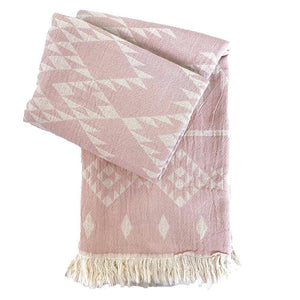 Hamamtuch Jackie Ethno rosé