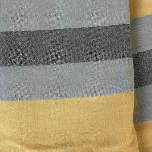 Hamam Towel Jackie yellow-grey