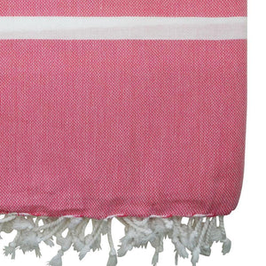 Hamam towel Mavi extra long by Hamamista in the colour fuchsia