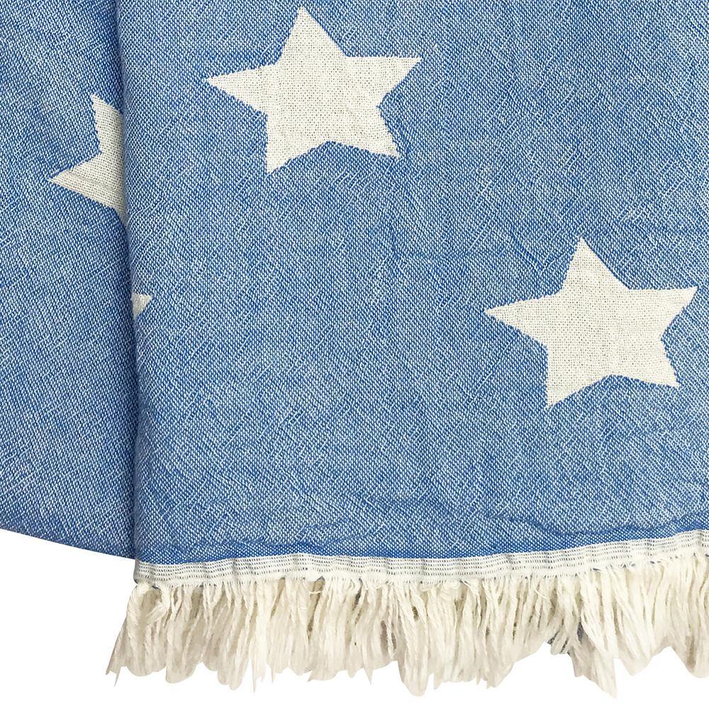 Hamamtuch Jackie Stern blau