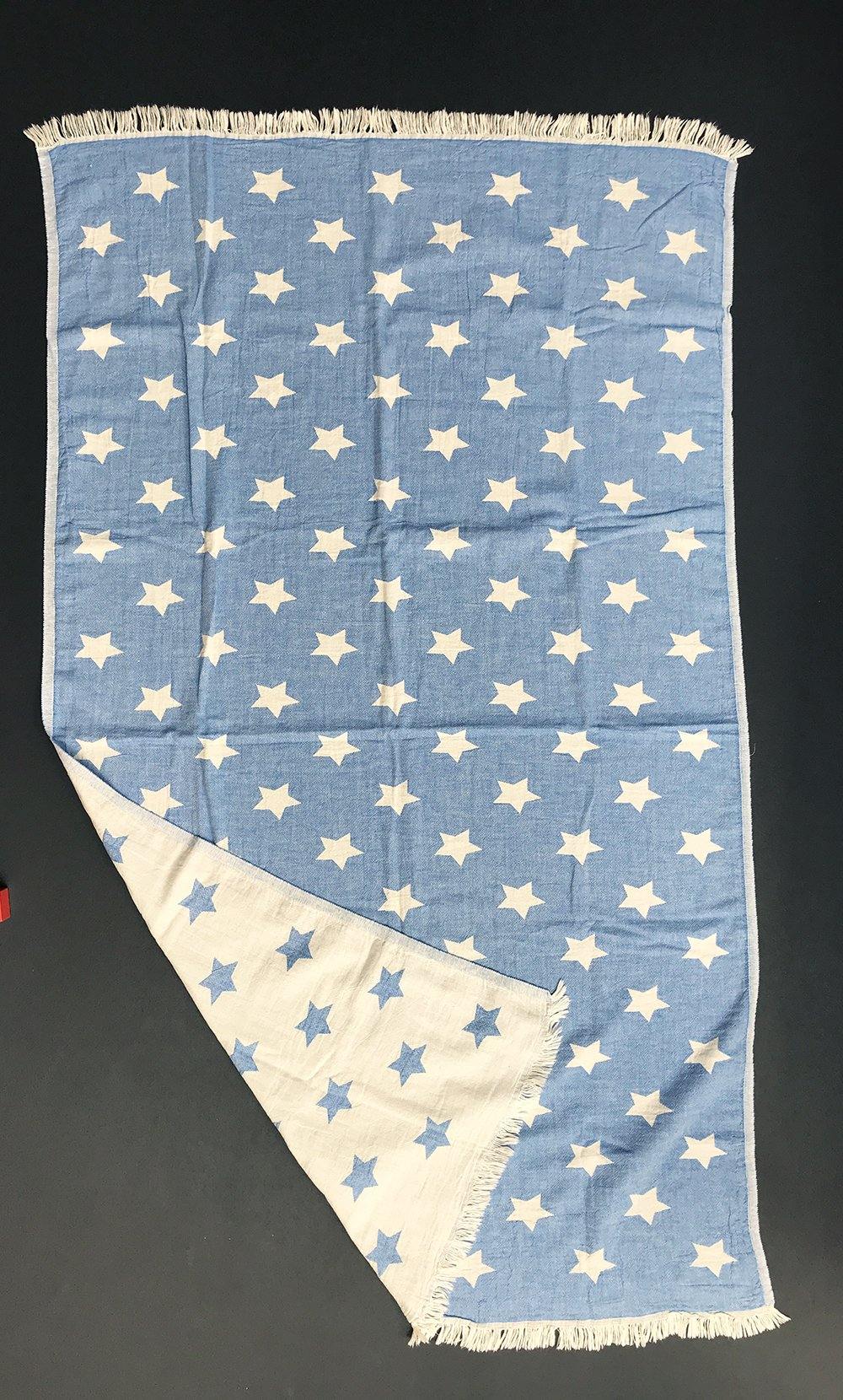 Hamamtuch Jackie Stern blau