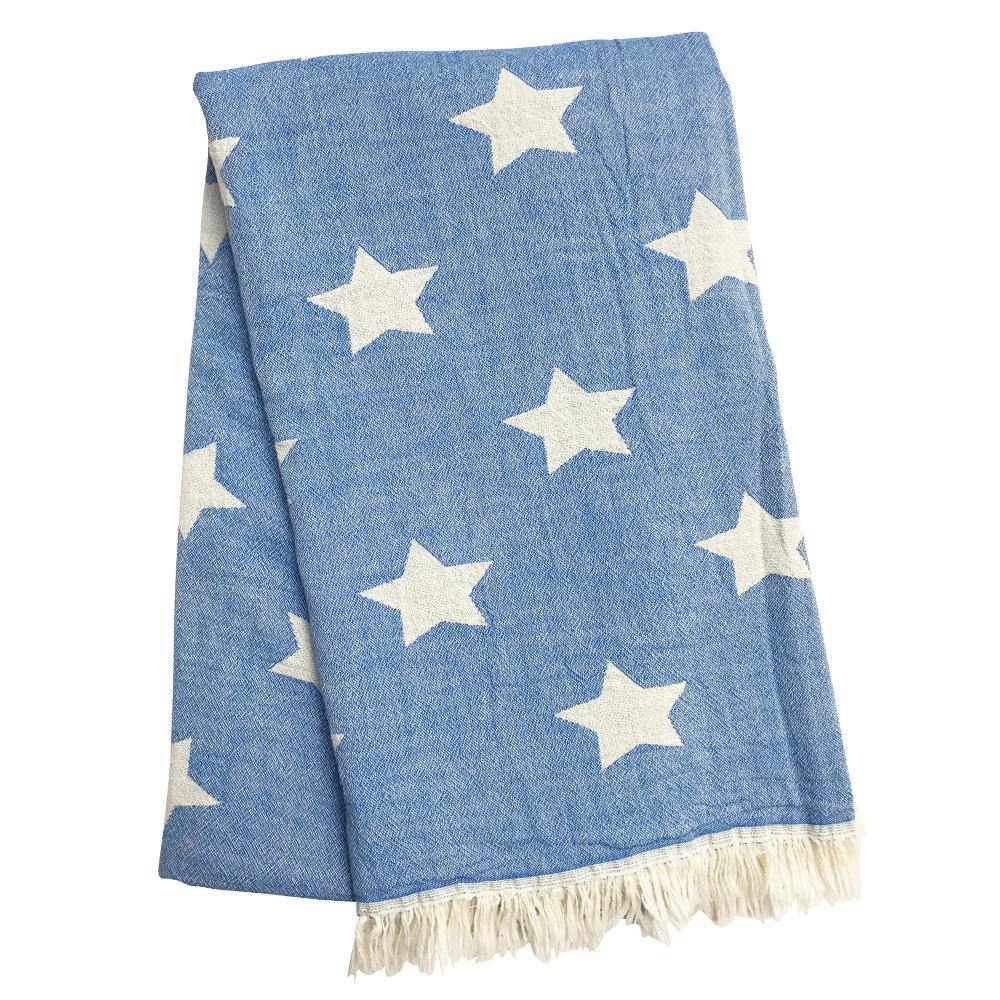 Hamamtuch Jackie Stern blau