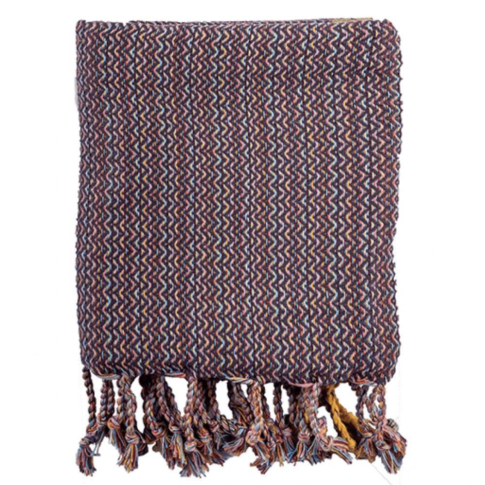 Hamamtuch Multicolor dunkel - Hamamista