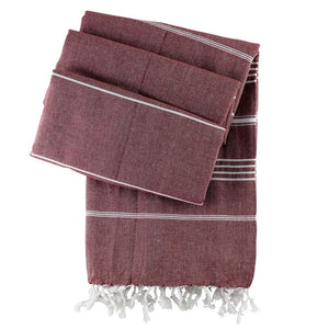 Hamam Towel XXL Sara - bordeaux