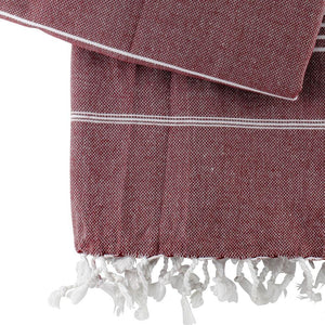 Hamam Towel XXL Sara - bordeaux